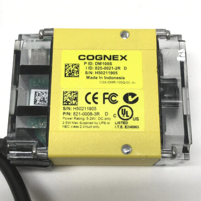 Used Cognex DM100S DataMan 100 Barcode Scanner Reader, 5-24VDC, RS-232, 15-Pin D Sub