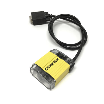 Used Cognex DM100S DataMan 100 Barcode Scanner Reader, 5-24VDC, RS-232, 15-Pin D Sub