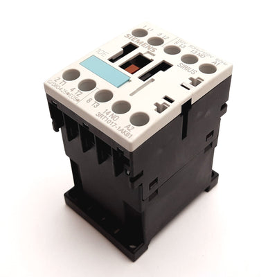 New Siemens 3RT1017-1AK61 Contactor, 3-Pole N/O Aux, Coil: 110/120VAC, 20A 600VAC