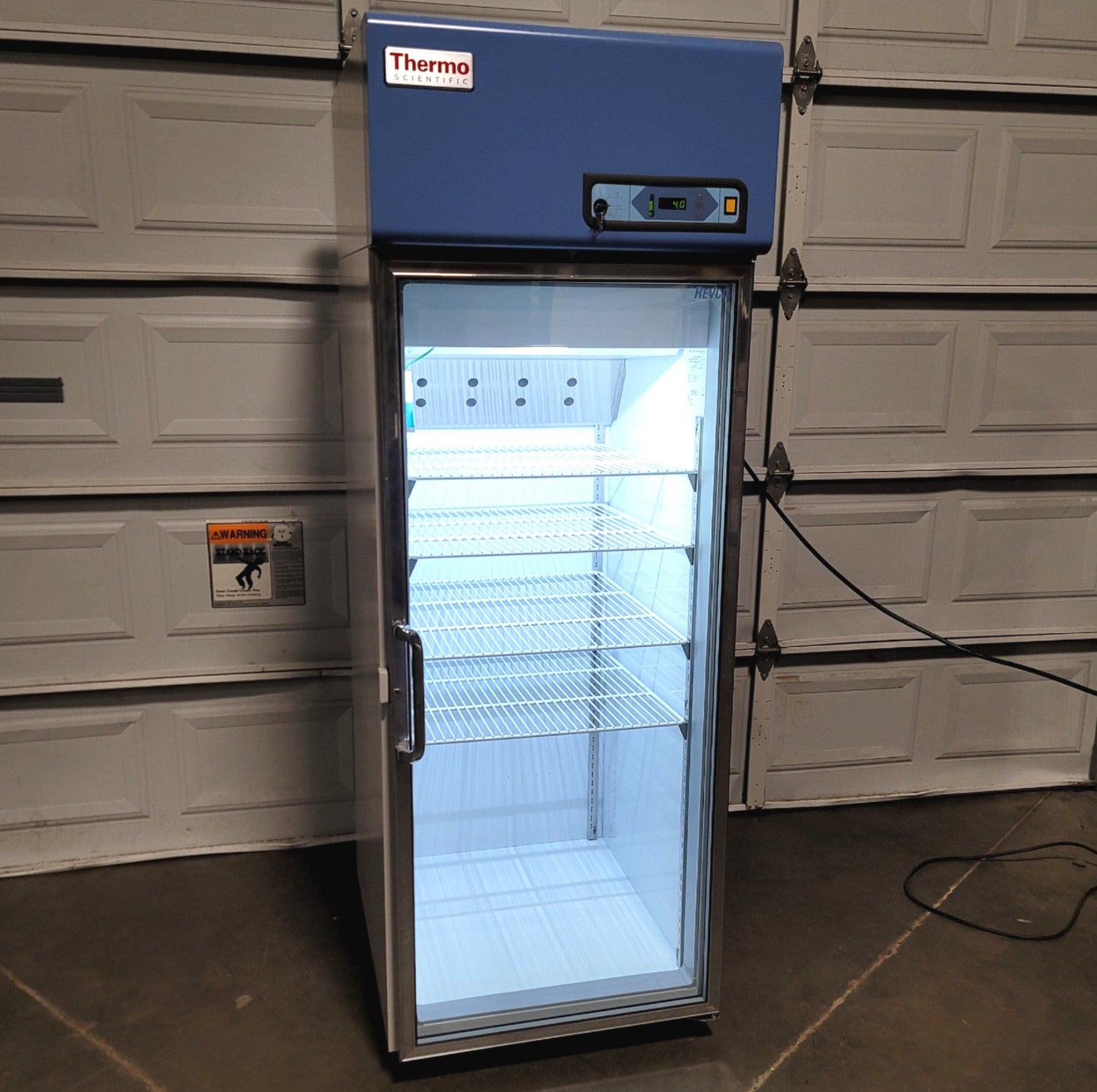 Used Thermo Scientific RGL2304A REVCO Laboratory Refrigerator 4°C 23CuFt 115VAC 9.4A
