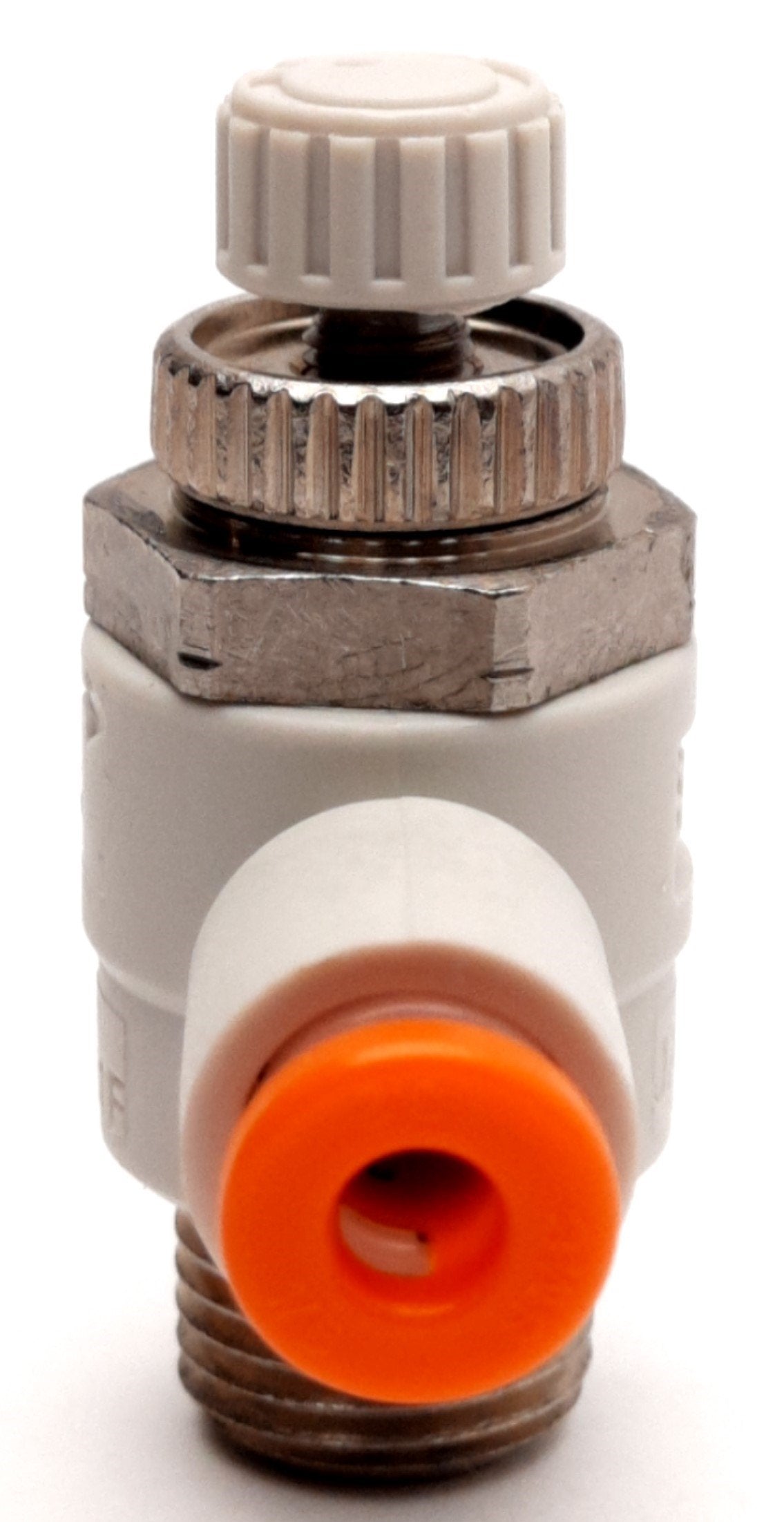 New – Open box Lot of 5 SMC NAS2201F-N01-01 Flow Control Elbow .1-1MPa 1/8"NPT to 1/8" Tube P2C