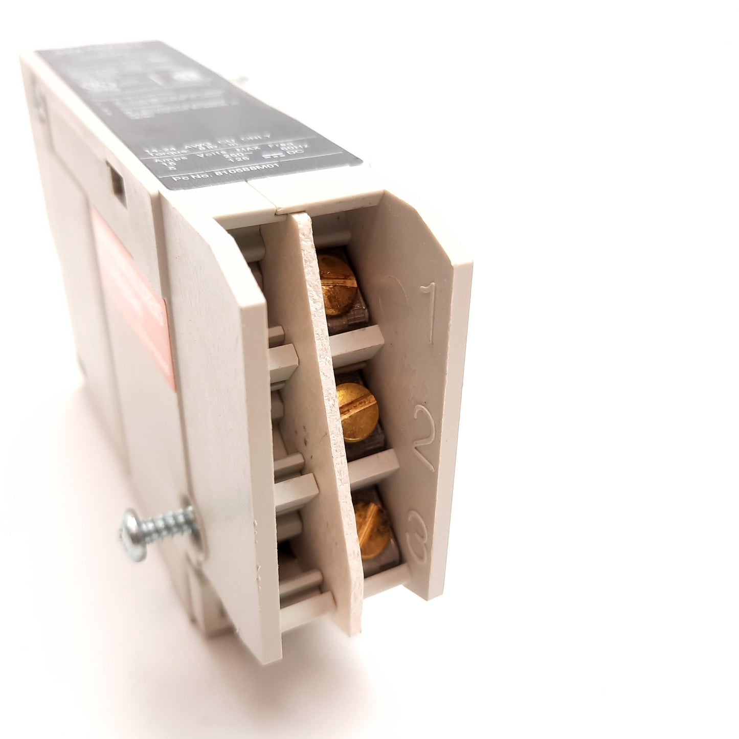 Used Siemens CQDA1 Circuit Breaker Auxiliary Block, 1 Switch, 15A 250VAC 125VDC