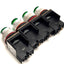 Used Lot of 4 Allen Bradley 800MR-QAL24 / 800MR-QB24 / 800MR-QA24 (x2) Push-Buttons