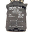 Used Allen Bradley 800FM-LF3 Illuminated Pushbutton With 800F-N3Y Light Block, Green