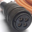 New Omron R88A-CA1E005SFS-A Power Cable, For R88M-1A/R88D-1SAN-ECT Series, 5m long