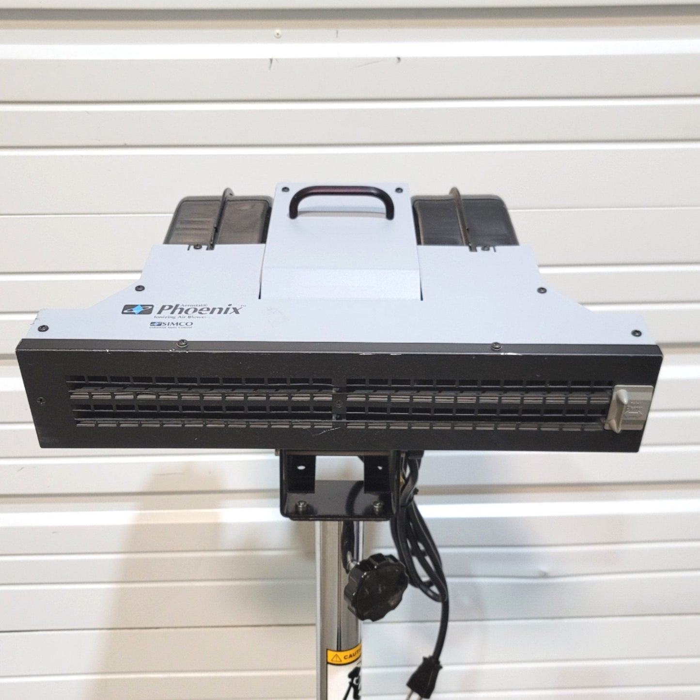 Used SIMCO ION Phoenix Extended Range Ionizing Blower With Adjustable Stand, 120VAC