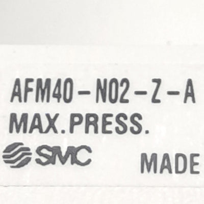 New SMC AFM40-N02-Z-A Mist Separator Module, 150 PSI Max, 1/4" NPT, 45 cm3 Capacity