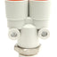 New – Open box Lot of 5 SMC KQ2U11-35NS Y-Branch P2C Fitting, 1/4 NPT to 2x 3/8" Tube, 1.0MPa