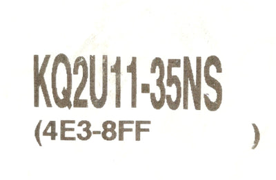 New – Open box Lot of 5 SMC KQ2U11-35NS Y-Branch P2C Fitting, 1/4 NPT to 2x 3/8" Tube, 1.0MPa