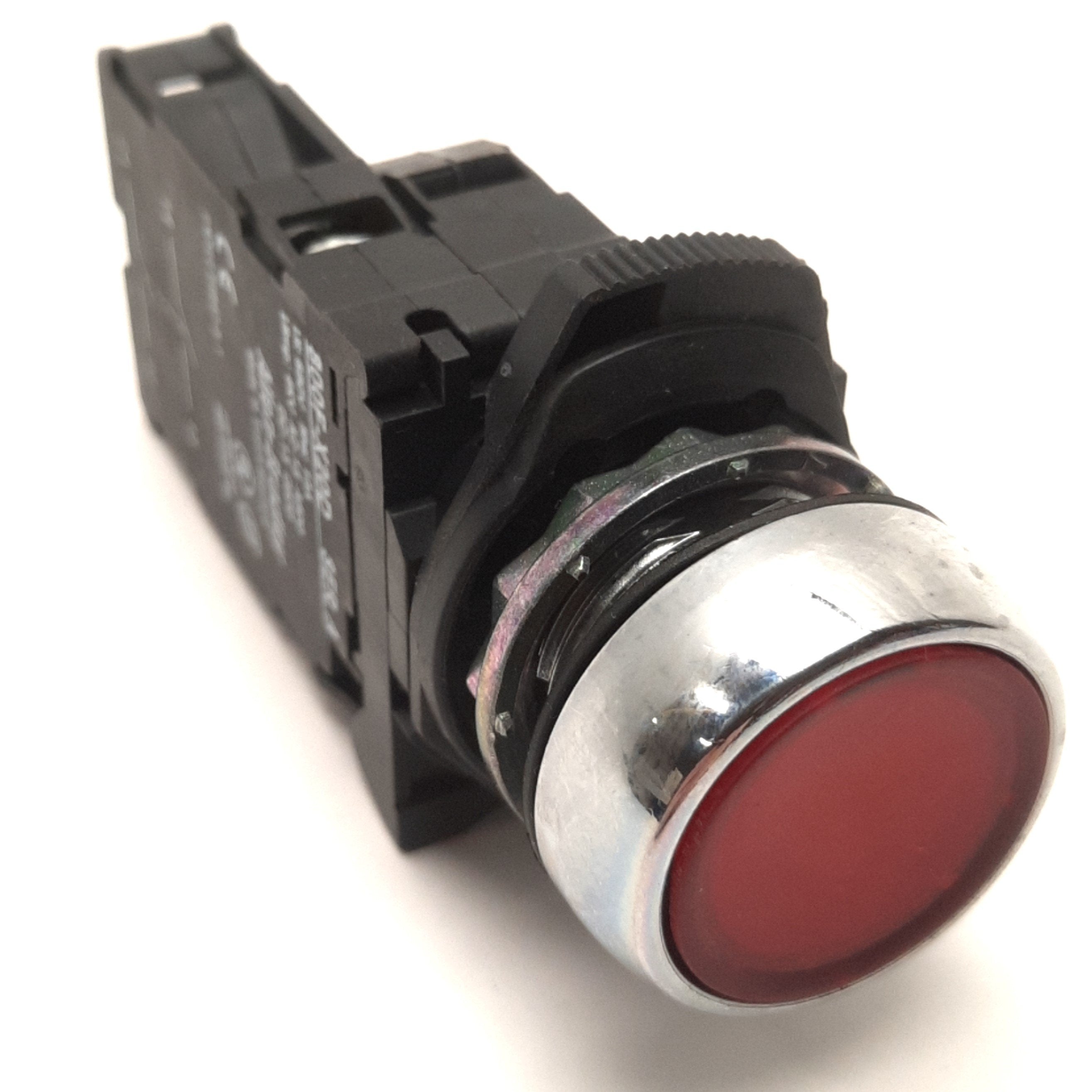 Allen Bradley 800FM-LF4 Pushbutton With 800F-N3G Light Block & 800-FX2 ...