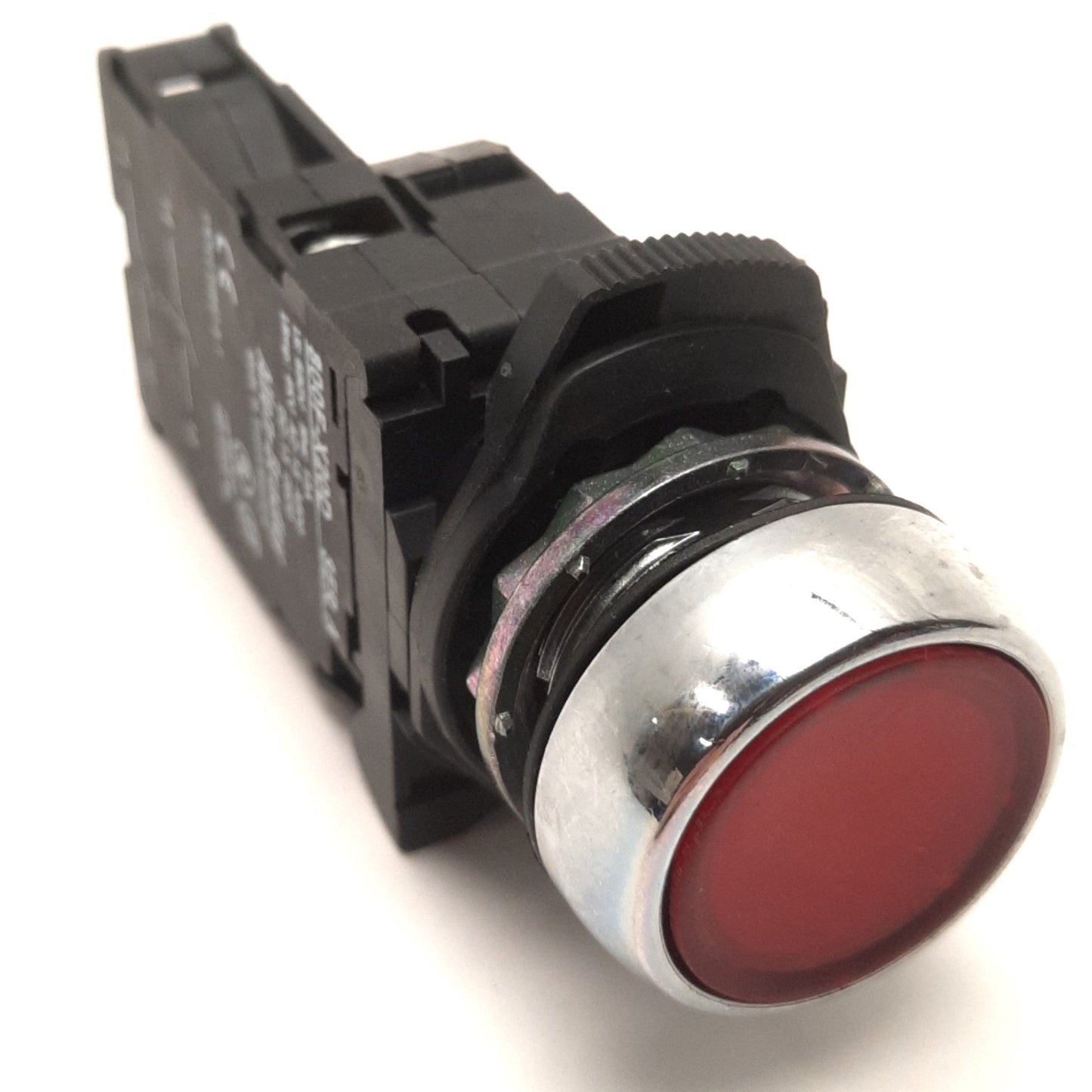 Used Allen Bradley 800FM-LF4 Pushbutton With 800F-N3G Light Block & 800-FX20D, Red