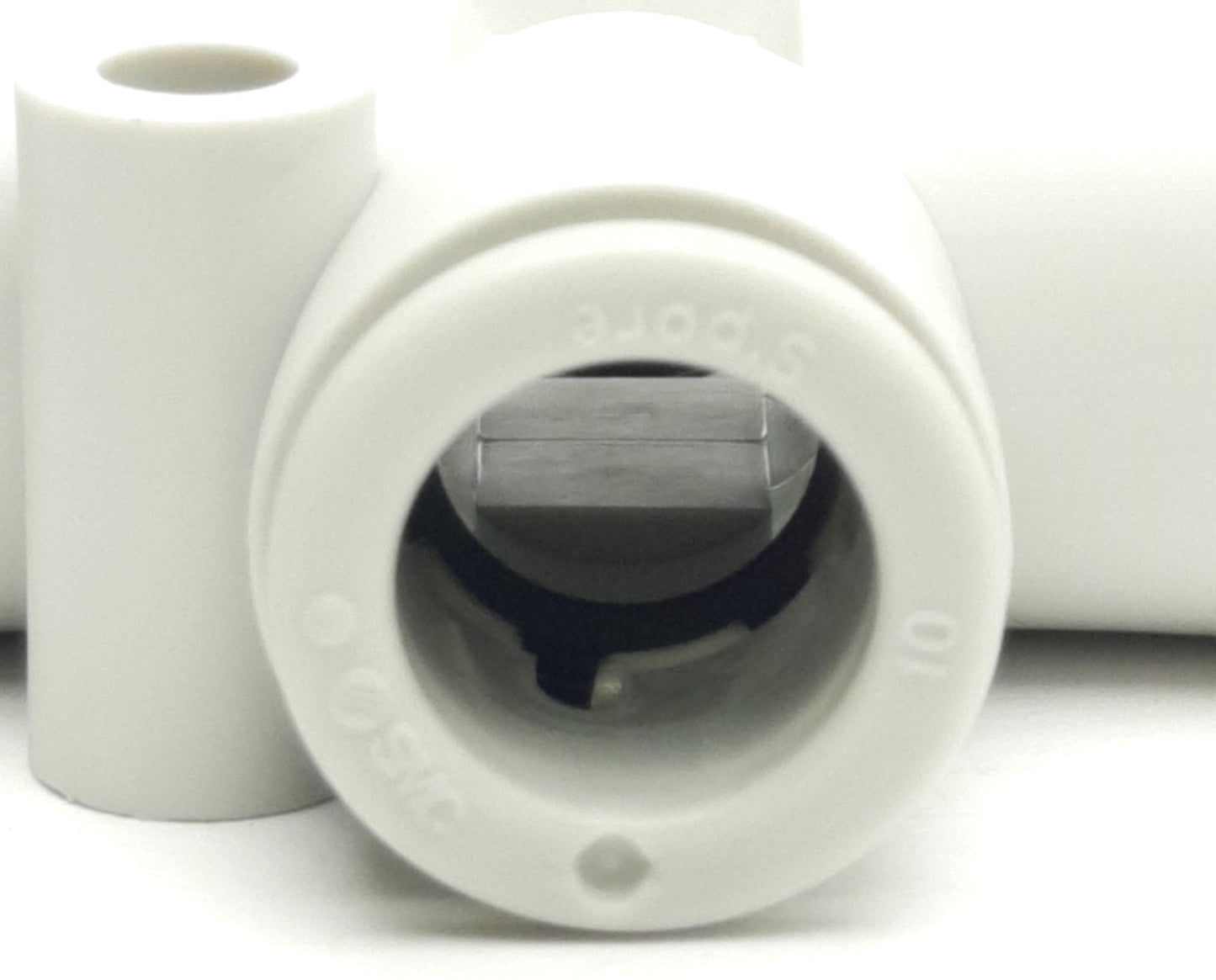 New – Open box Lot of 5 KQ2TW10-00A Cross Push to Connect Fitting, 4x 10mm Tube, 1.0MPa