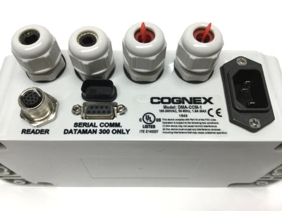 Used Cognex DMA-CCM-1 Single Reader I/O Box Module, 100-240VAC, 24VDC DataMan Checker