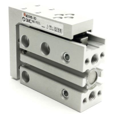 New SMC MXH6-10 Compact Slide Table, 6mm Bore, 10mm Stroke, 0.7MPa, M5 x 0.8 Ports