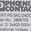 New Phoenix Contact QUINT-PS/3AC/24DC/10 Power Supply 400-500VAC IN 24VDC 10A OUT