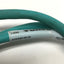 Used Turck WSSD RJ45S 443-1M Ethernet Cable Cordset M12 4-pin Right Angle to RJ45, 1m
