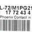 New Phoenix Contact HC-D 25-TFL-72/M1PG21S Connector Housing for HC-D25, A16