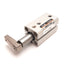 Used SMC MKB12-10LN Rotary Clamp Cylinder, Bore: 12mm, Stroke: 10mm, 1.0MPa, M5x0.8