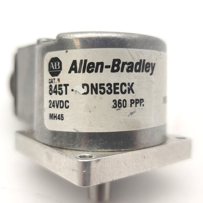 Used Allen Bradley 845T-DN53ECK Heavy Duty Incremental Optical Encoder, 24VDC, 360PPR