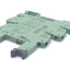 New Lot of 3 Phoenix Contact PLC-BSP-24DC/21 Relay Base, 24V, DIN Rail Mounting