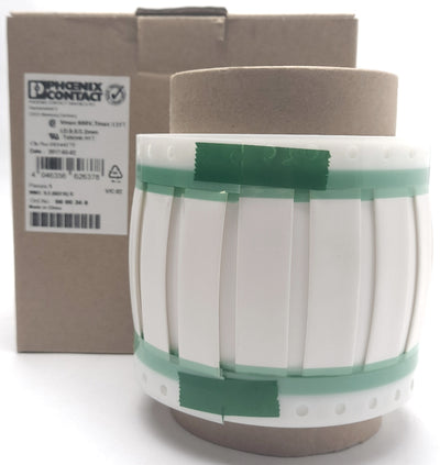 New Phoenix Contact WMS 9,5 (60X16)R 0800368 White Slide-On Shrink Sleeve 250 Labels