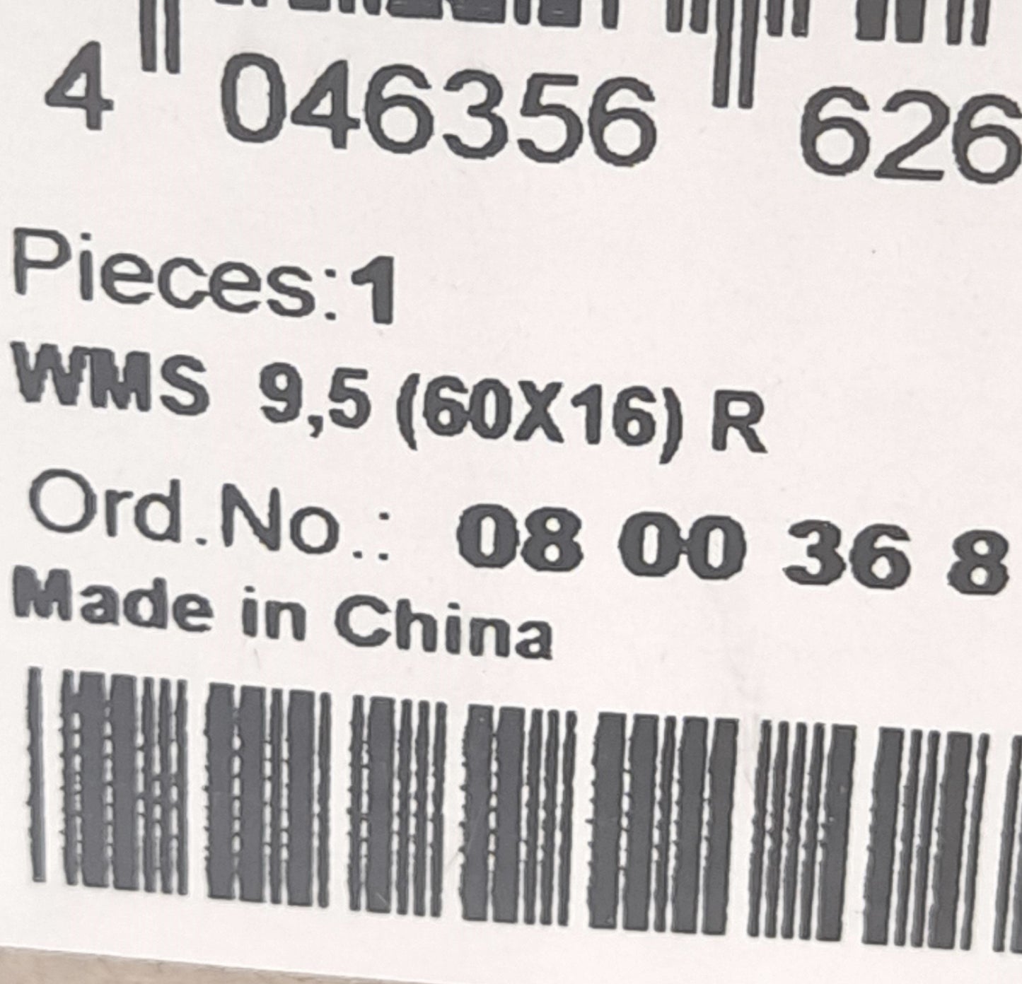 New Phoenix Contact WMS 9,5 (60X16)R 0800368 White Slide-On Shrink Sleeve 250 Labels