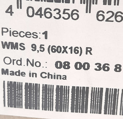 New Phoenix Contact WMS 9,5 (60X16)R 0800368 White Slide-On Shrink Sleeve 250 Labels