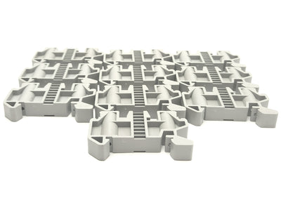 New – Open box Lot of 10 Phoenix Contact E/UK-NS 35 End Clamp, NS 35/7.5 DIN Mount, 9.5x33x48mm