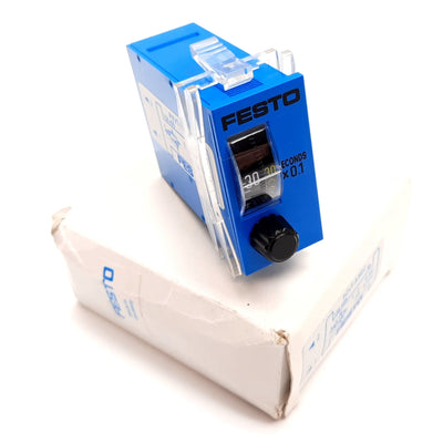 New Festo PZVT-3-SEC Pneumatic Timer, Delay Range 0.2-3sec, 2-6 bar, M5x0.8