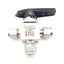 New Swagelok SS-43GXS4 Stainless 1 Piece 3 Way Ball Valve 2500PSI 1/4" Tube Fitting