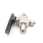 New Swagelok SS-43GXS4 Stainless 1 Piece 3 Way Ball Valve 2500PSI 1/4" Tube Fitting
