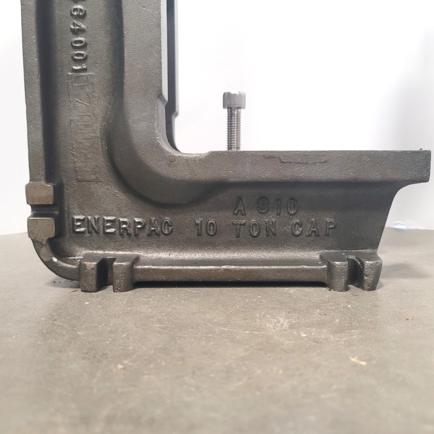 Used Enerpac A310 10 Ton Hydraulic Arbor Press With RR1010 Cylinder, 9" Max Daylight