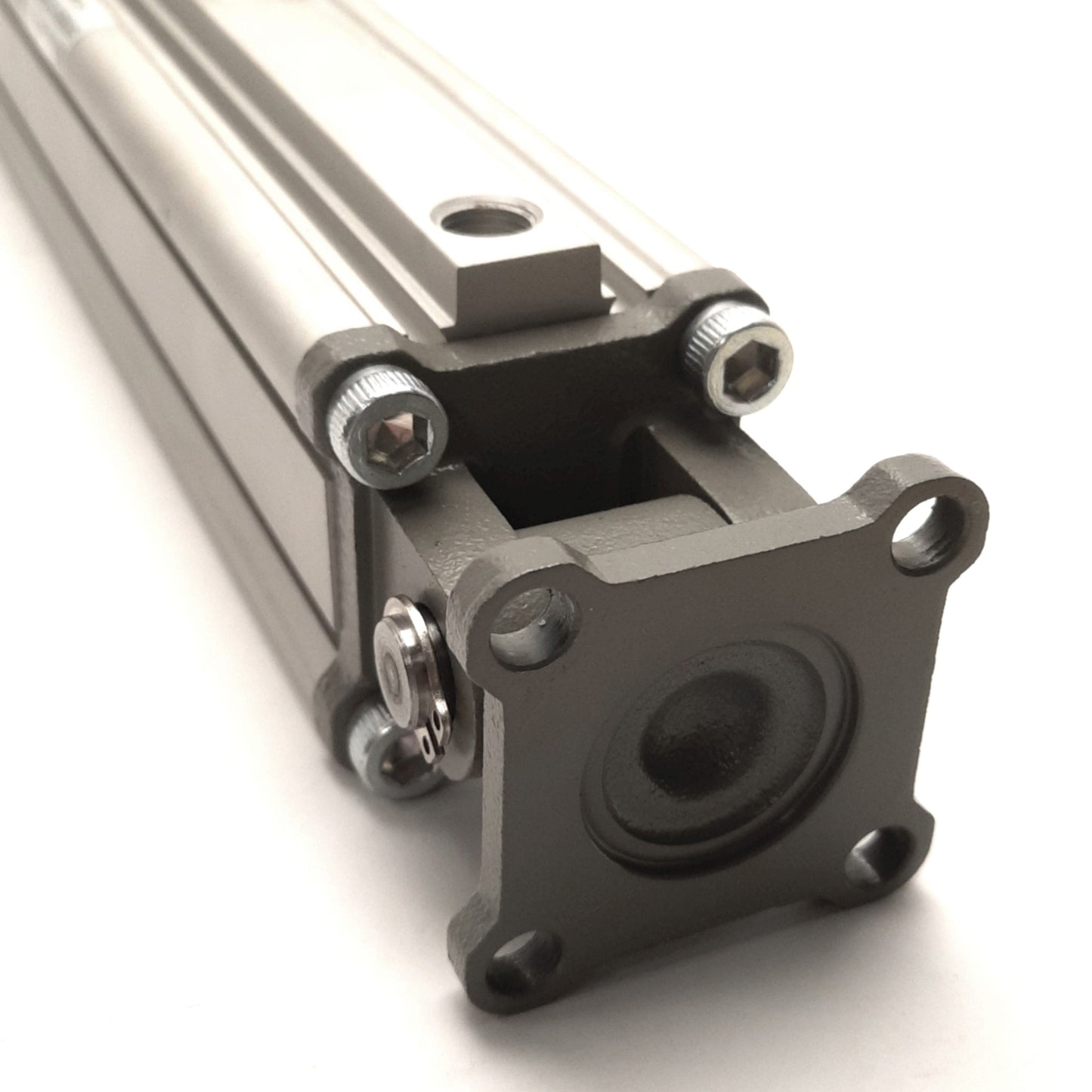Used SMC CQ2D32-200DCMZ Compact Cylinder, 32mm Bore, 200mm Stroke, RC1/8, 1.0MPa Max