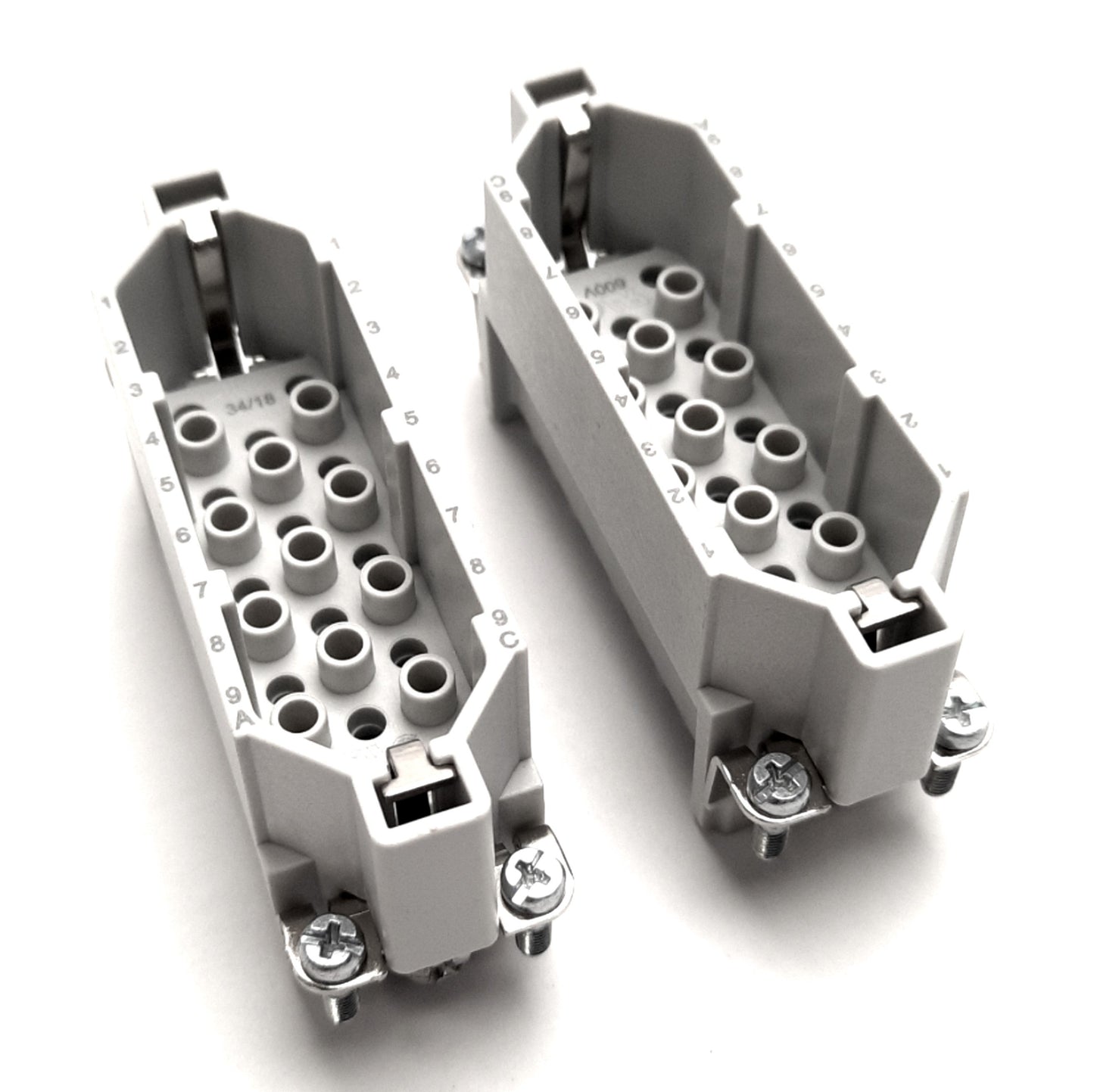 New Lot of 2 Phoenix Contact HC-D 25-I-CT-M Contact Insert 25 Pole Male D25 Series