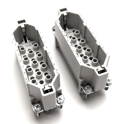 New Lot of 2 Phoenix Contact HC-D 25-I-CT-M Contact Insert 25 Pole Male D25 Series