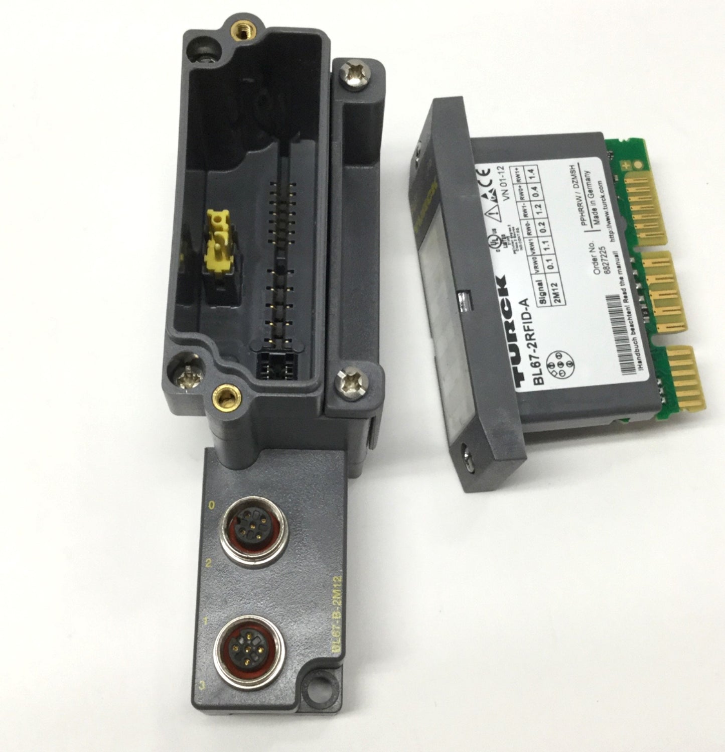 Used Turck BL67-2RFID-A HF/UHF Read/Write Head Interface, 2-Channel, on Base Module