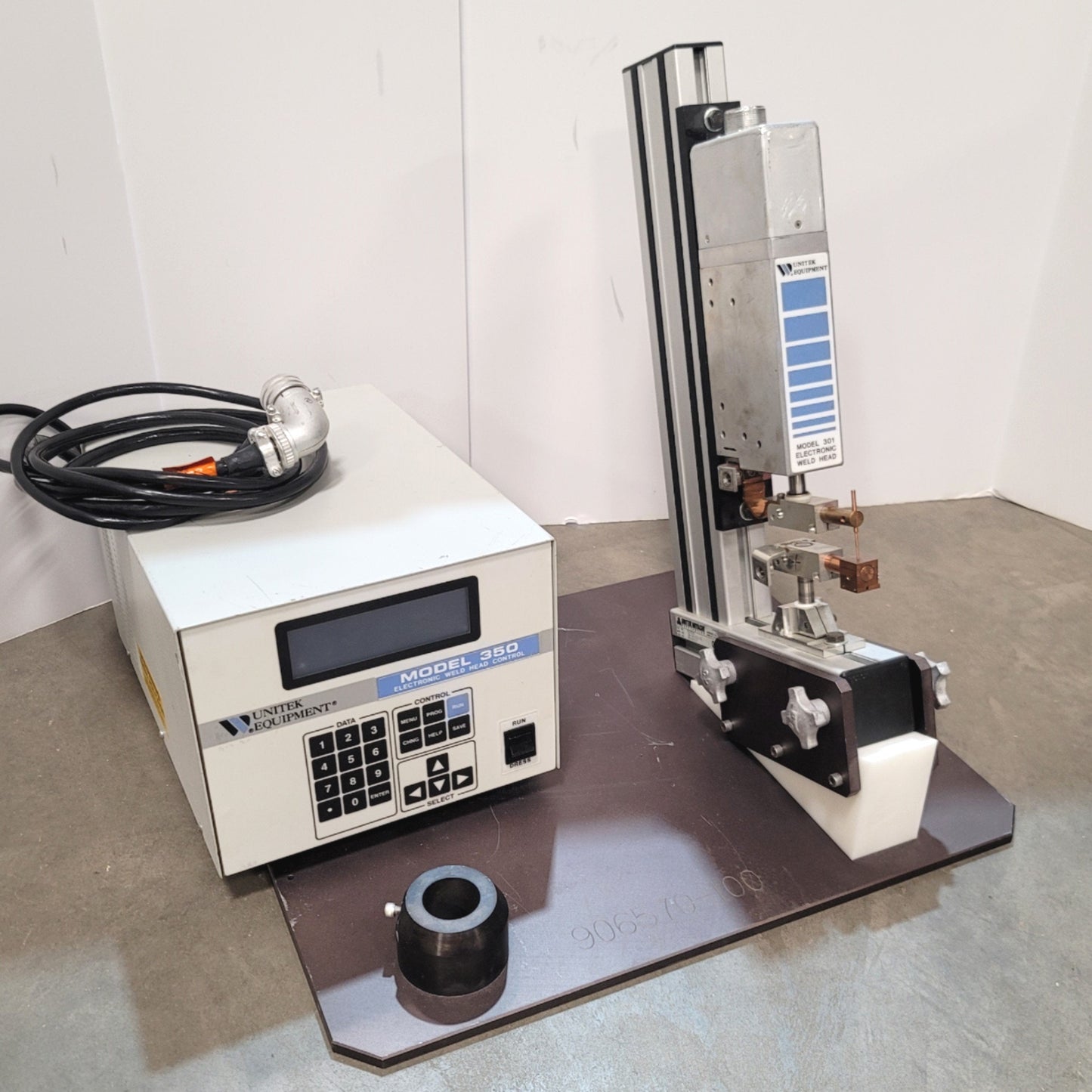 Used UNITEK MIYACHI 301H/115V High Precision Weld Head System 115VAC, 5kA, 2-20lbs