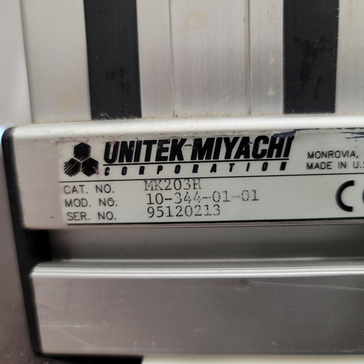 Used UNITEK MIYACHI 301H/115V High Precision Weld Head System 115VAC, 5kA, 2-20lbs
