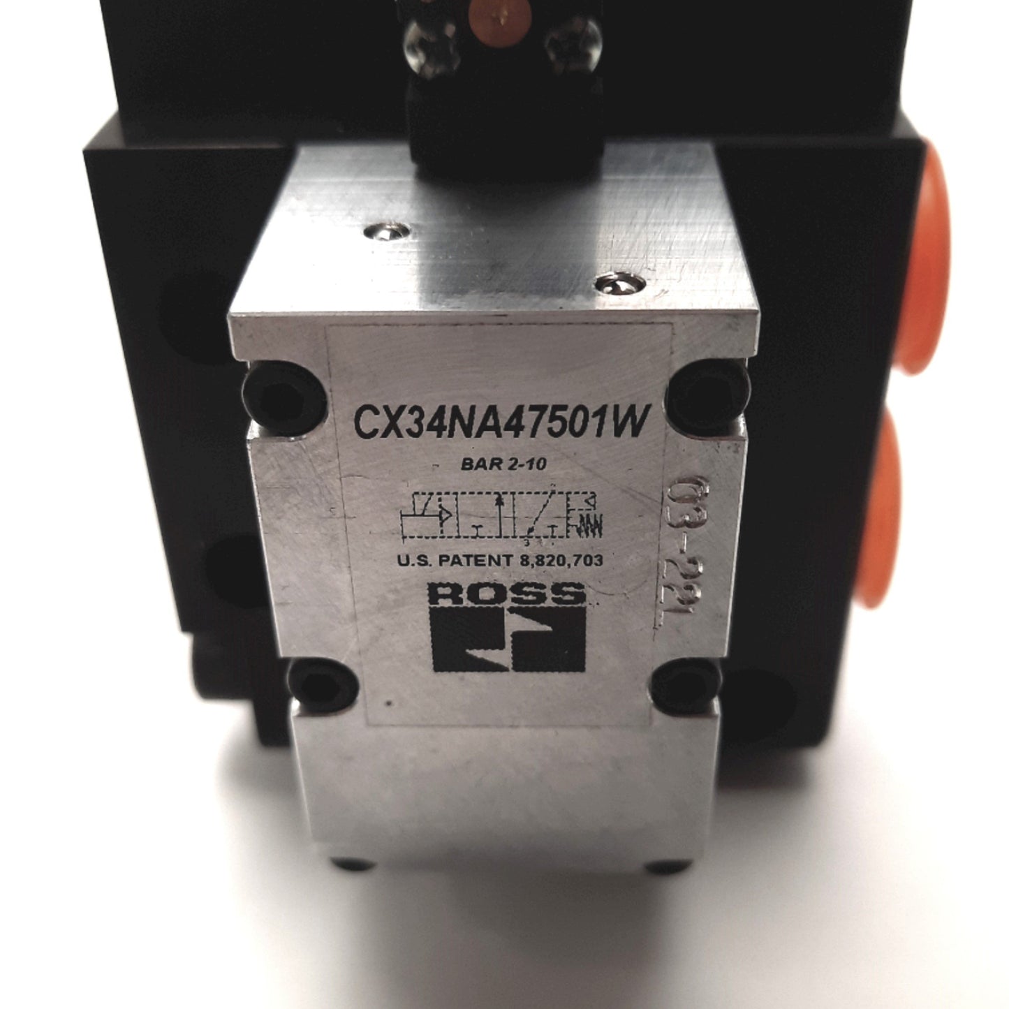 Used Sciemetric 10500-3520-MC31 External Leak Test Valve, 3/2, 2-10Bar, 24v DC Coil