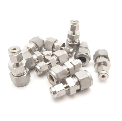 New Lot of 10 Swagelok SS-600-6-2 Tube Fitting reducing Union 3/8" x 1/8"