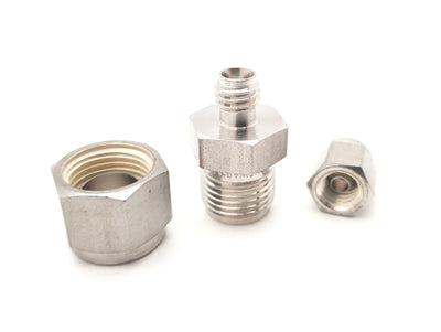 New Lot of 10 Swagelok SS-600-6-2 Tube Fitting reducing Union 3/8" x 1/8"