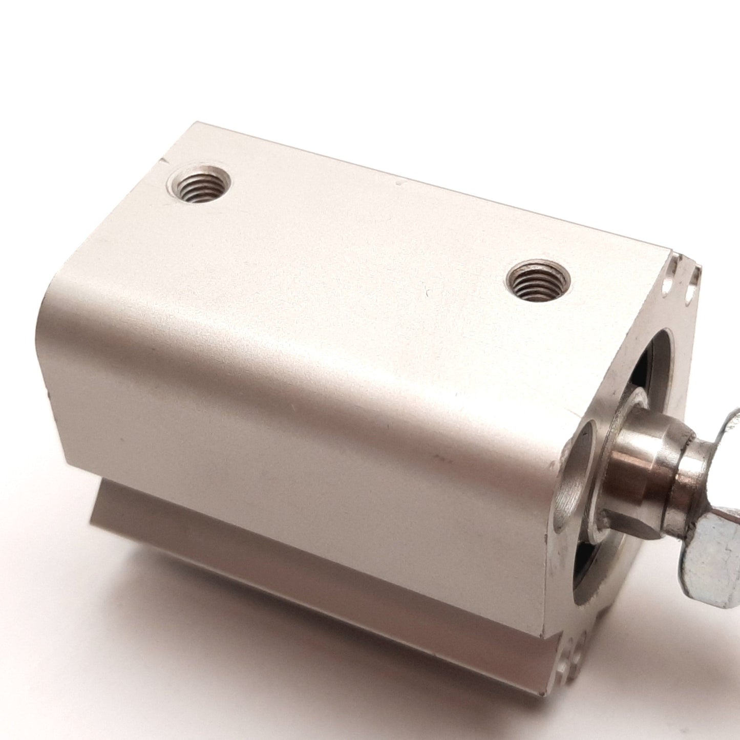 Used SMC CDQ2B25-15DMZ Compact Cylinder, Bore: 25mm, Stroke: 15mm, 1.0MPa, M5x0.8