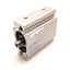 New SMC CQUD25-15 Compact Cylinder, Plate Type, Bore: 25mm, Stroke: 15mm, 0.7MPa