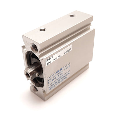 New SMC CQUD25-15 Compact Cylinder, Plate Type, Bore: 25mm, Stroke: 15mm, 0.7MPa