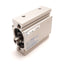 New SMC CQUD25-15 Compact Cylinder, Plate Type, Bore: 25mm, Stroke: 15mm, 0.7MPa