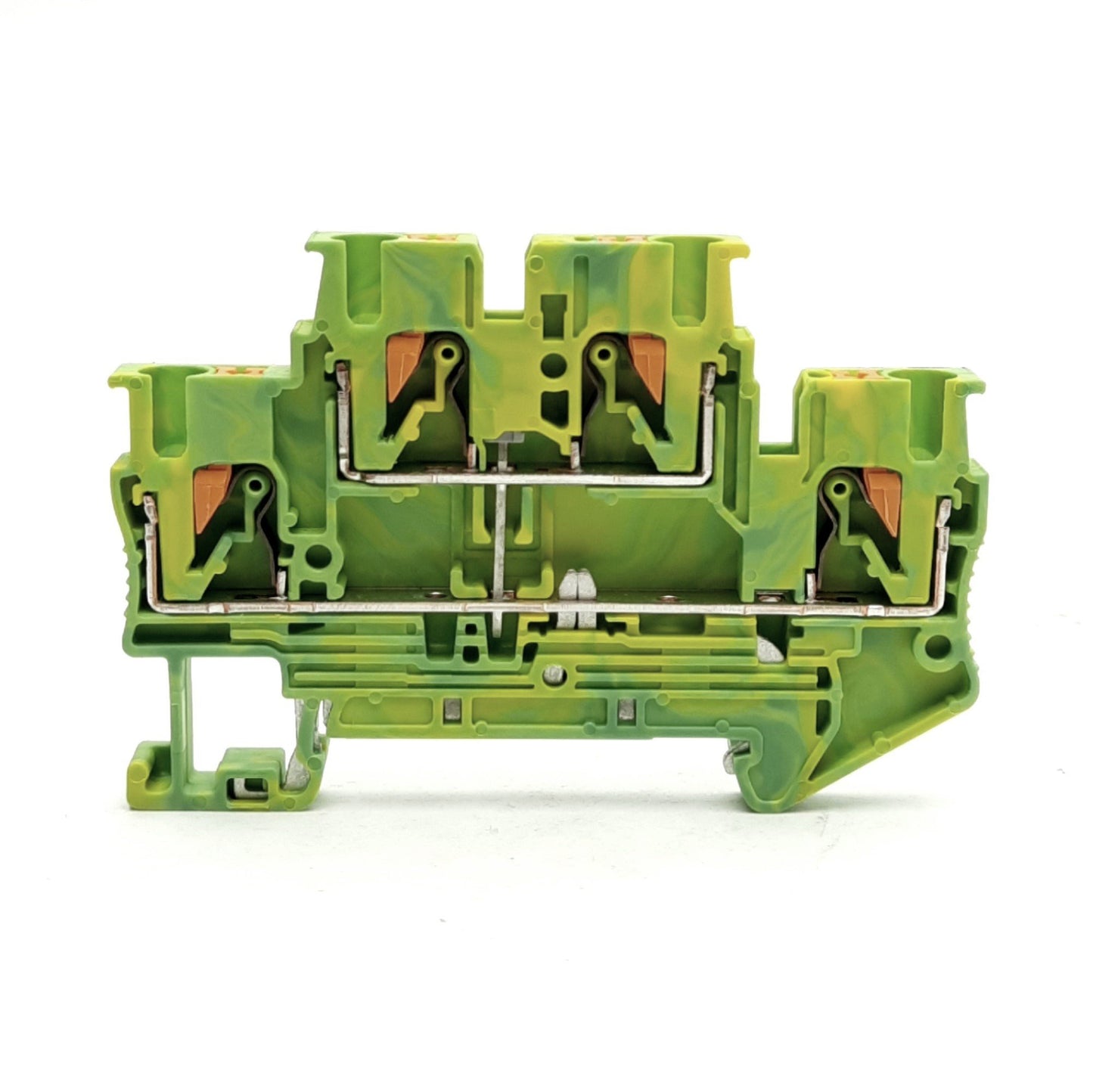 New – Open box Lot of 5 Phoenix Contact PTTB 2.5-PE Terminal Block 2-Tier 500V 20A DIN-Rail