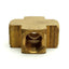 Used Lot of 7 Milton S-656-1 Brass Cross Fitting, 4x 3/8"NPT, 1 3/4 x 1 3/4 x 13/16"