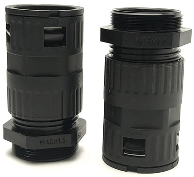 New – Open box Lot of 2 Phoenix Contact WP-GR HF IP66 M40 BK Cable Gland, M40 x 1.5 Thread