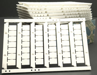 New Lot Of 8 Phoenix Contact UCT-TM 8 Terminal Block Marker Sheets, 42 Labels/Sheet