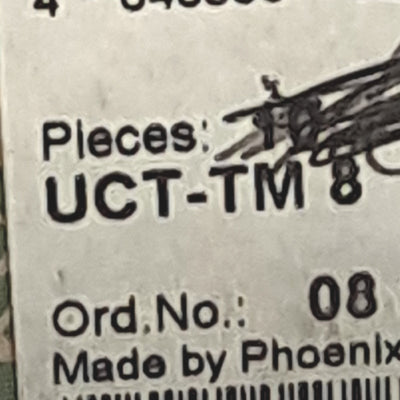 New Lot Of 8 Phoenix Contact UCT-TM 8 Terminal Block Marker Sheets, 42 Labels/Sheet